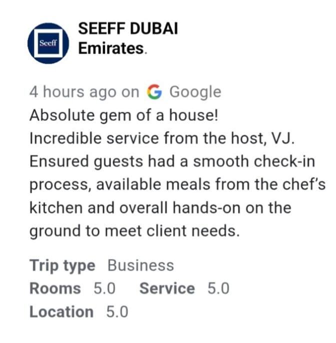 Review WA11 Seeff Dubai